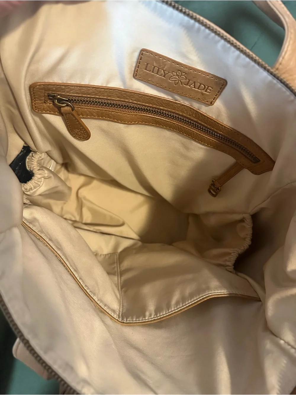 Lily & Jade Diaper Convertible leather Backpack